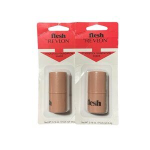 2 Pcs Flesh Beauty By Revlon, Firm Thickstick Stick Foundation 07 Birthday Cake